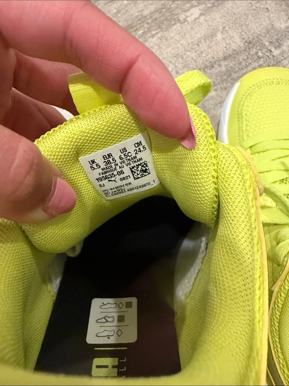 Puma bright neon